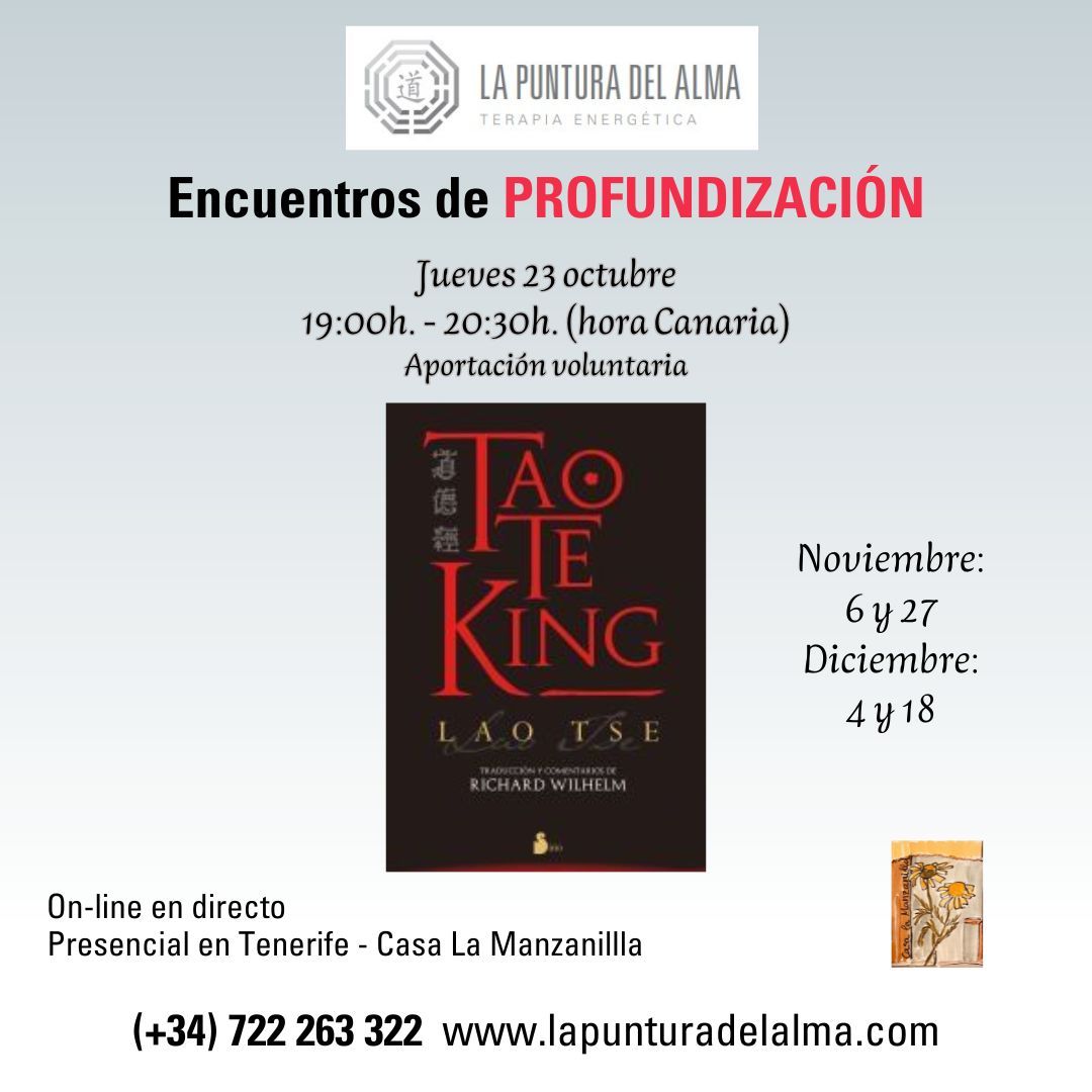Encuentros profundización Tao Te King