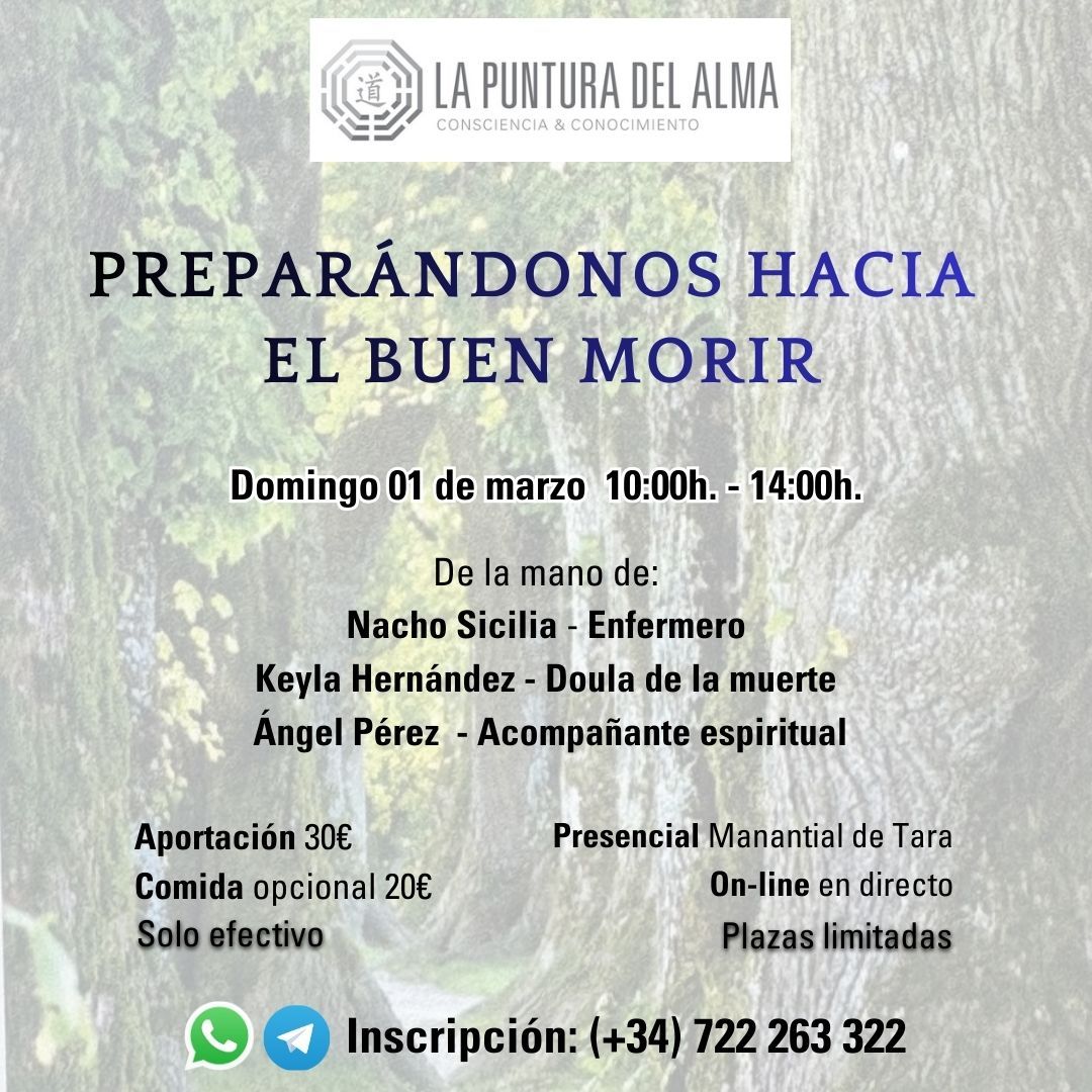 Taller preparándonos hacia el buen morir