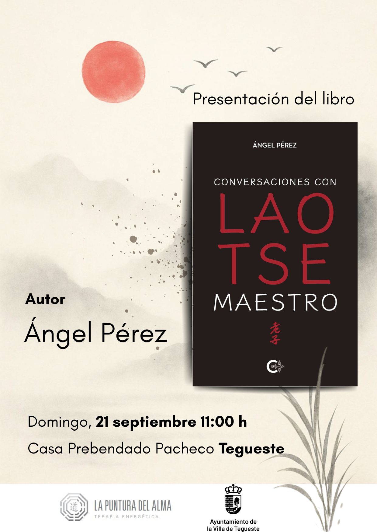 Cartel presentación LIBRO Lao Tse